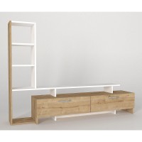 Σύνθετο ArteLibre KENTUCKY Sapphire-Λευκό Μοριοσανίδα 168x30x120cm