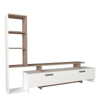 Έπιπλο Τηλεόρασης ArteLibre ELASA Λευκό-Cordoba Μοριοσανίδα-Μελαμίνη 168x31x120cm