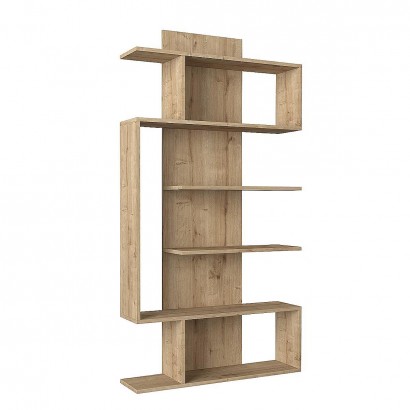 Βιβλιοθήκη ArteLibre JADE Φυσικό Μοριοσανίδα-Μελαμίνη 90x22x172cm