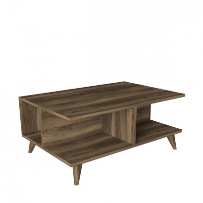 Τραπεζάκι Σαλονιού ArteLibre ALONISOS Καρυδί Μοριοσανίδα-Μελαμίνη 90x60x39cm