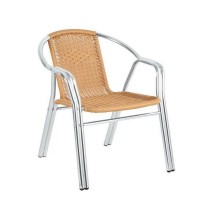 Πολυθρόνα ArteLibre Rattan Jupiter Μπεζ-Ασημί 58x64x67cm Πολυθρόνα ArteLibre Rattan Jupiter Μπεζ-Ασημί 58x64x67cm