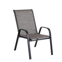 Πολυθρόνα Μεταλλική ArteLibre Neptune Καφέ-Μαύρο 55x75x95cm