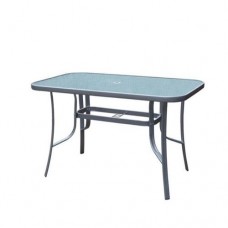 Τραπέζι Μεταλλικό ArteLibre SUN Γκρι 120x70x70cm Τραπέζι Μεταλλικό ArteLibre SUN Γκρι 120x70x70cm