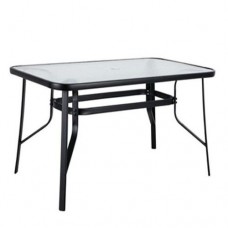 Τραπέζι Μεταλλικό ArteLibre SUN Μαύρο 150x90x70cm Τραπέζι Μεταλλικό ArteLibre SUN Μαύρο 150x90x70cm