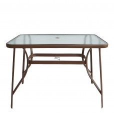 Τραπέζι Μεταλλικό ArteLibre SUN Καφέ 150x90x70cm Τραπέζι Μεταλλικό ArteLibre SUN Καφέ 150x90x70cm