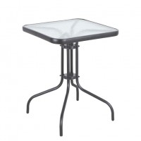 Τραπέζι Μεταλλικό ArteLibre MARS Γκρι 60x60x70cm