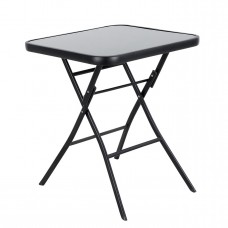 Τραπέζι Μεταλλικό ArteLibre Πτυσσόμενο TAURUS Μαύρο 60x60x70cm Τραπέζι Μεταλλικό ArteLibre Πτυσσόμενο TAURUS Μαύρο 60x60x70cm