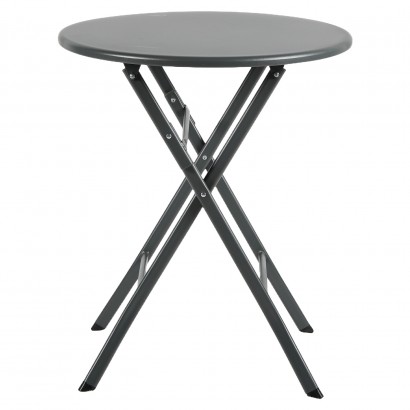 Τραπέζι Κήπου ArteLibre NOVA Μαύρο Μέταλλο Φ60x70cm