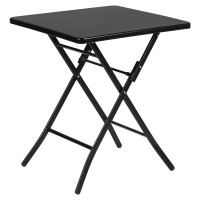 Τραπέζι Κήπου ArteLibre ASTRA Μαύρο Μέταλλο 60x60x70cm