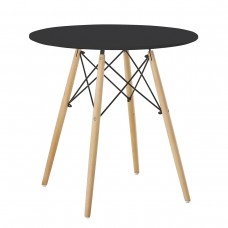 Τραπέζι ArteLibre RAPTOR Μαύρο MDF-Ξύλο Φ70x74cm Τραπέζι ArteLibre RAPTOR Μαύρο MDF-Ξύλο Φ70x74cm