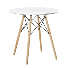 Τραπέζι ArteLibre RAPTOR Λευκό MDF-Ξύλο Φ70x74cm Τραπέζι ArteLibre RAPTOR Λευκό MDF-Ξύλο Φ70x74cm