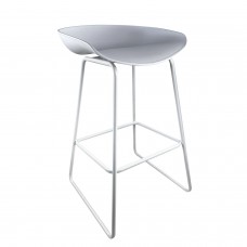 Σκαμπό Bar ArteLibre VICTORY Λευκό PP-Μέταλλο 43x42x85cm Σκαμπό Bar ArteLibre VICTORY Λευκό PP-Μέταλλο 43x42x85cm
