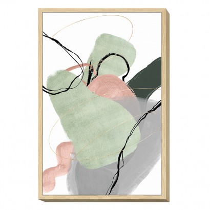 Πίνακας Σε Κορνίζα ArteLibre "Abstract" Καμβάς 60x90x4cm Πίνακας Σε Κορνίζα ArteLibre "Abstract" Καμβάς 60x90x4cm