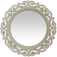 Καθρέπτης Τοίχου ArteLibre Μπεζ Πλαστικό Φ58.4x5.5cm