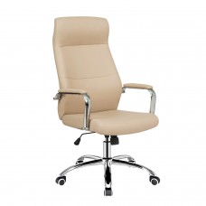 Καρέκλα Γραφείου ArteLibre WISHAW Μπεζ PU 75x63x112-120cm Καρέκλα Γραφείου ArteLibre WISHAW Μπεζ PU 75x63x112-120cm