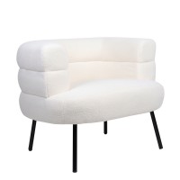 Πολυθρόνα ArteLibre CEREN Λευκό Ύφασμα-Μέταλλο-Ξύλο 87x80x70cm Πολυθρόνα ArteLibre CEREN Λευκό Ύφασμα-Μέταλλο-Ξύλο 87x80x70cm