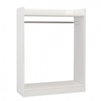 Κρεμάστρα Δαπέδου ArteLibre AADAN Λευκό Μοριοσανίδα-Μέταλλο 93.5x36x120cm