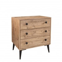 Συρταριέρα ArteLibre AMARI Δρυς Μοριοσανίδα 72x43x79cm