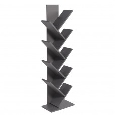 Βιβλιοθήκη ArteLibre AZIZI Ανθρακί Μοριοσανίδα 35x19.5x130cm Βιβλιοθήκη ArteLibre AZIZI Ανθρακί Μοριοσανίδα 35x19.5x130cm