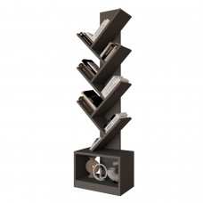 Βιβλιοθήκη ArteLibre BADRU Ανθρακί Μοριοσανίδα 40x19.5x150cm Βιβλιοθήκη ArteLibre BADRU Ανθρακί Μοριοσανίδα 40x19.5x150cm
