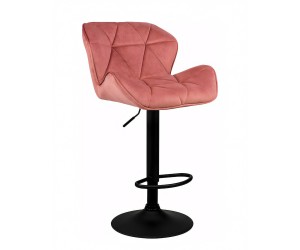 Σκαμπό Bar ArteLibre HERMOSO Με Πλάτη Πτυσσόμενο Σάπιο Μήλο Βελούδο-Μέταλλο 36x48x91-111cm