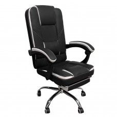 Καρέκλα Γραφείου OPTISEAT Μαύρο-Λευκό PVC-Μέταλλο 67x65x105-115cm Καρέκλα Γραφείου OPTISEAT Μαύρο-Λευκό PVC-Μέταλλο 67x65x105-115cm