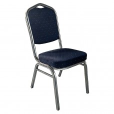 Καρέκλα Catering ArteLibre AUREVIA Μπλε-Ασημί Ύφασμα-Μέταλλο 57x40x93cm Καρέκλα Catering ArteLibre AUREVIA Μπλε-Ασημί Ύφασμα-Μέταλλο 57x40x93cm
