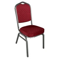 Καρέκλα Catering ArteLibre AUREVIA Κόκκινο-Ασημί Ύφασμα-Μέταλλο 57x40x93cm Καρέκλα Catering ArteLibre AUREVIA Κόκκινο-Ασημί Ύφασμα-Μέταλλο 57x40x93cm