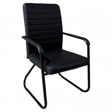 Καρέκλα Επισκέπτη ArteLibre AERIX Μαύρο PU-Μέταλλο 54x60x96cm Καρέκλα Επισκέπτη ArteLibre AERIX Μαύρο PU-Μέταλλο 54x60x96cm