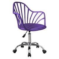 Καρέκλα Γραφείου ArteLibre SRI-LANKA Μοβ PP-PU 56.5x55.5x83cm