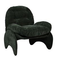 Πολυθρόνα ArteLibre ANANKE Πράσινο Ύφασμα-Μέταλλο-Ξύλο 85x78x84cm