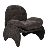 Πολυθρόνα ArteLibre ANANKE Γκρι Ύφασμα-Μέταλλο-Ξύλο 85x78x84cm