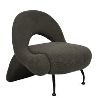 Πολυθρόνα ArteLibre PASIPHAE Πράσινο Ύφασμα-Μέταλλο-Ξύλο 80x86x80cm