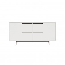 Μπουφές ArteLibre CARTMEL Λευκό Μοριοσανίδα-Μέταλλο 44.5x160x74.3cm Μπουφές ArteLibre CARTMEL Λευκό Μοριοσανίδα-Μέταλλο 44.5x160x74.3cm