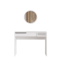 Τουαλέτα ArteLibre DEVON Λευκό Μοριοσανίδα-Μέταλλο-Γυαλί 100x44.5x75cm