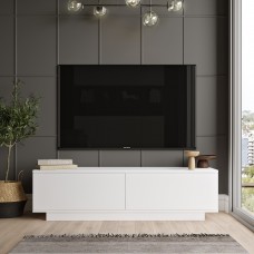 Έπιπλο Τηλεόρασης ArteLibre BRENT Λευκό Μοριοσανίδα 140x35.5x38.2cm Έπιπλο Τηλεόρασης ArteLibre BRENT Λευκό Μοριοσανίδα 140x35.5x38.2cm