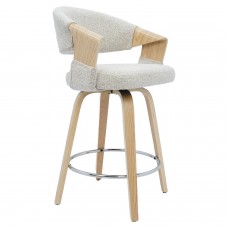 Σκαμπό Bar ArteLibre VIONARA Μπεζ-Φυσικό 55x52.5x95cm Σκαμπό Bar ArteLibre VIONARA Μπεζ-Φυσικό 55x52.5x95cm