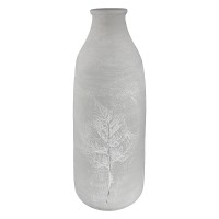 Βάζο ArteLibre Γκρι Κεραμικό Φ12x37cm Βάζο ArteLibre Γκρι Κεραμικό Φ12x37cm