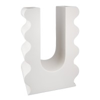 Βάζο 'Foggia' Κεραμικό Μπεζ 9x22x32cm