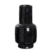 Βάζο Λαιμού Κεραμικό Μαύρο D15X30Cm D15X30Cm