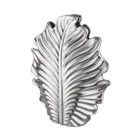 Βάζο Φύλλο 'Monstera' Κεραμικό Ασημί 9.5x30.5x37.5cm