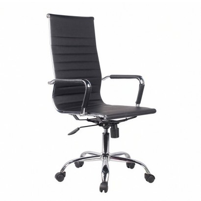 Καρέκλα Γραφείου ArteLibre ΔΙΩΝΗ Μαύρο PU 55x60x104-111cm
