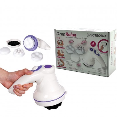 Συσκευή Μασάζ Dictrolux DrenRelax Λευκό-Μωβ 25W