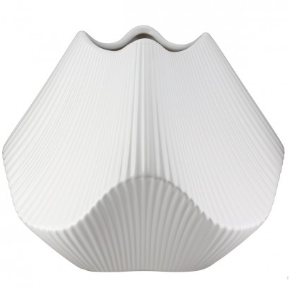 Βάζο Κεραμικό Λευκό 22X22X19Cm 22X22X19Cm