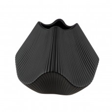 Βάζο Κεραμικό Μαύρο 22X22X19Cm 22X22X19Cm