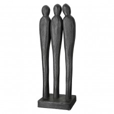Γλυπτό '3 People' Ομάδα Ξύλο Μάνγκο Μαύρο 6.5x14x36cm Γλυπτό '3 People' Ομάδα Ξύλο Μάνγκο Μαύρο 6.5x14x36cm