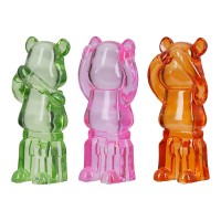 Φιγούρα Αρκουδάκι ArteLibre Διάφανο Ακρυλικό 7x5x15cm Σε 3 Χρώματα