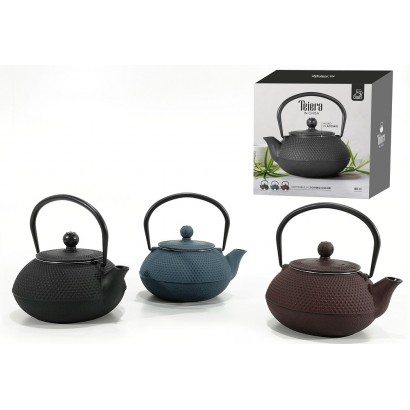 Τσαγιέρα 80cl Με Ενσωματωμένο Φίλτρο Μέταλλο Σε 3 Χρώματα