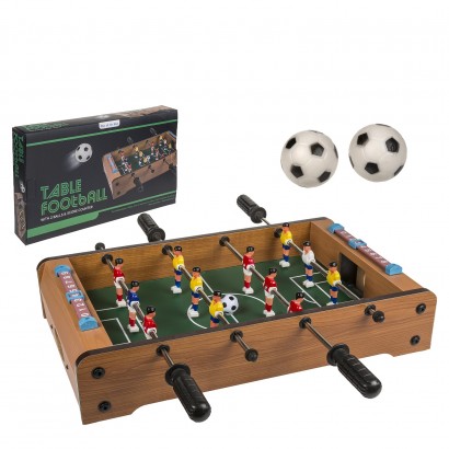 Παιχνίδι Επιτραπέζιο Ποδοσφαιράκι Μίνι Με Ένδειξη Σκορ Ξύλο 51x31cm