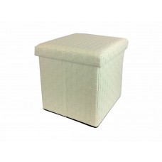 Σκαμπό Με Αποθηκευτικό Χώρο Μπεζ Δέρμα 38x38x38cm Σκαμπό Με Αποθηκευτικό Χώρο Μπεζ Δέρμα 38x38x38cm
